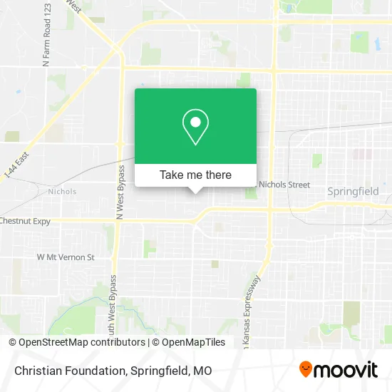 Mapa de Christian Foundation