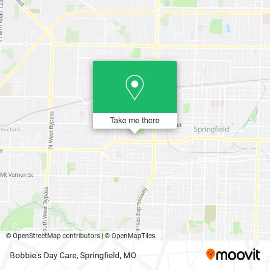 Bobbie's Day Care map