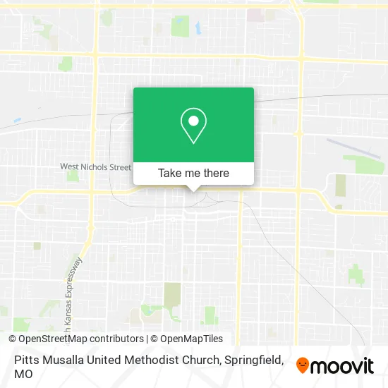 Mapa de Pitts Musalla United Methodist Church