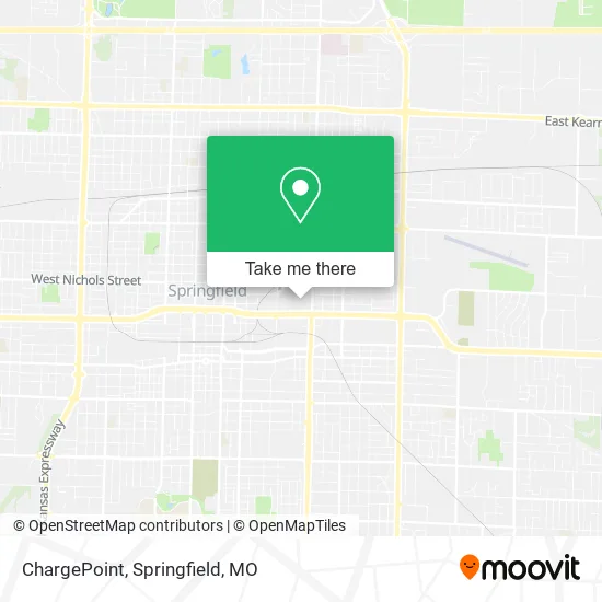 Mapa de ChargePoint