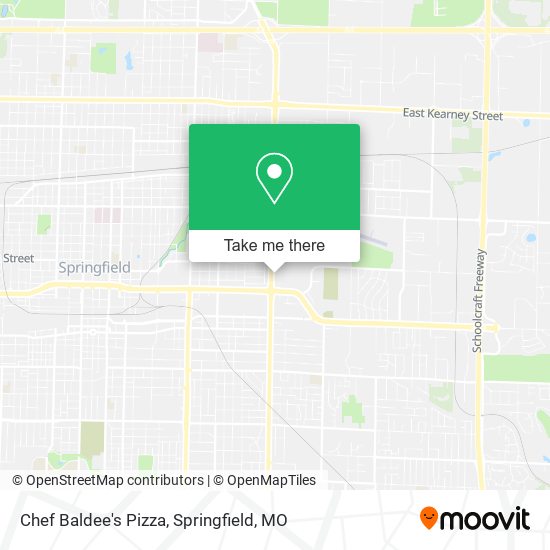 Chef Baldee's Pizza map
