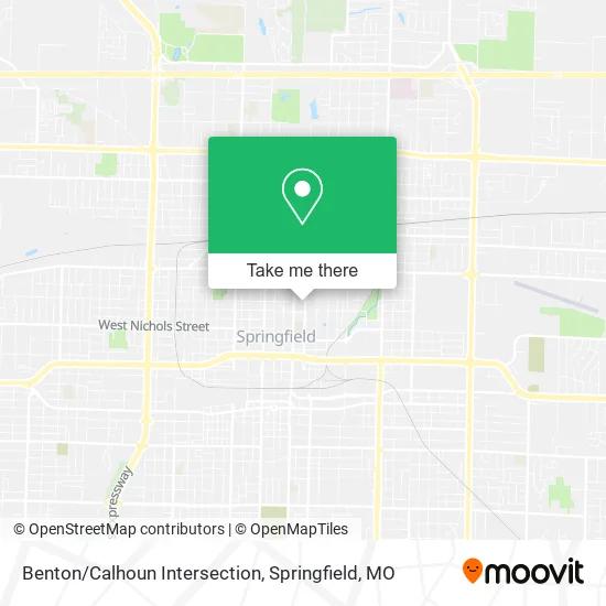 Mapa de Benton/Calhoun Intersection
