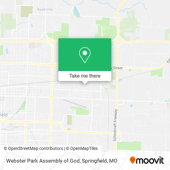 Mapa de Webster Park Assembly of God