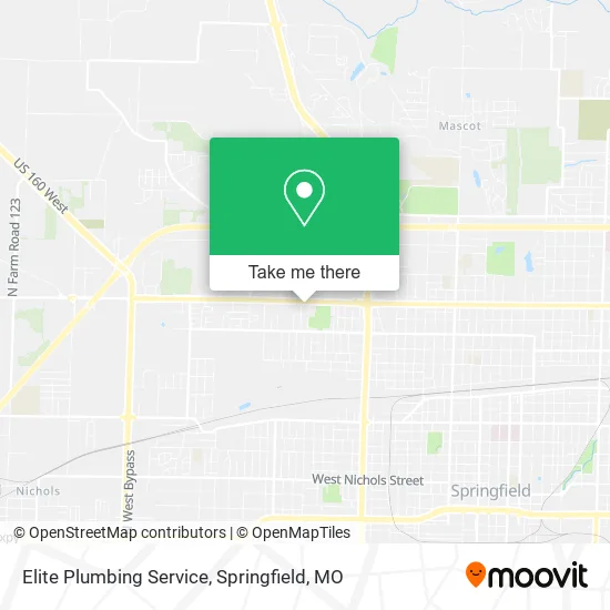 Elite Plumbing Service map