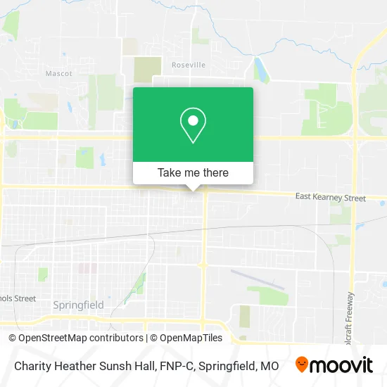 Mapa de Charity Heather Sunsh Hall, FNP-C