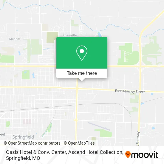 Oasis Hotel & Conv. Center, Ascend Hotel Collection map