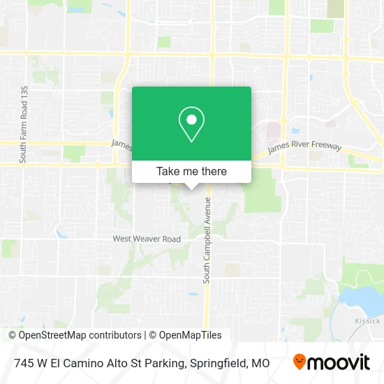 745 W El Camino Alto St Parking map