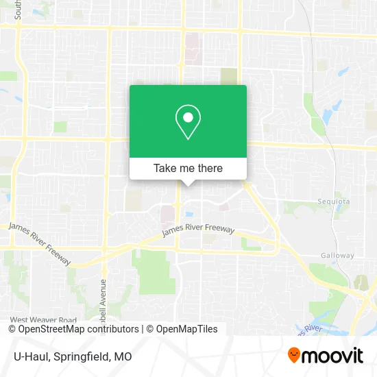 Mapa de U-Haul