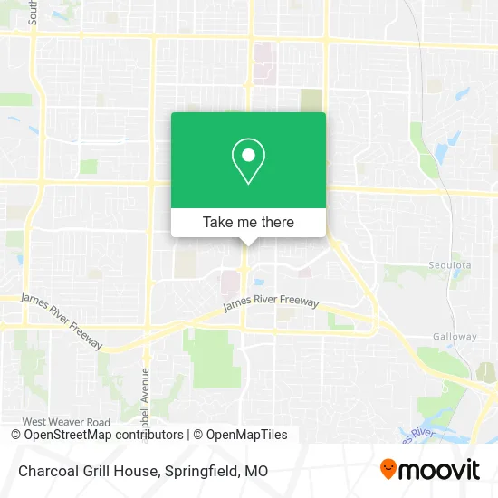 Charcoal Grill House map