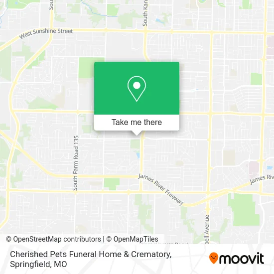 Mapa de Cherished Pets Funeral Home & Crematory
