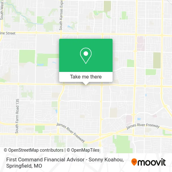 Mapa de First Command Financial Advisor - Sonny Koahou