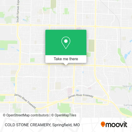 Mapa de COLD STONE CREAMERY