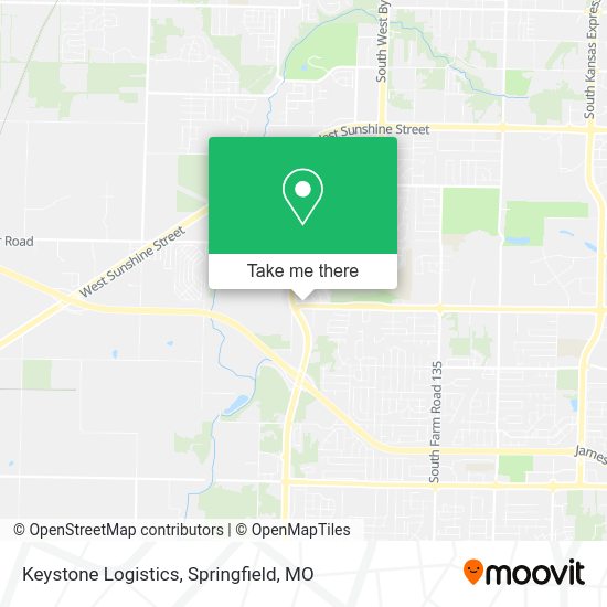 Keystone Logistics map