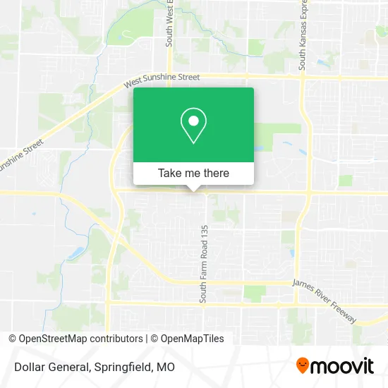 Mapa de Dollar General