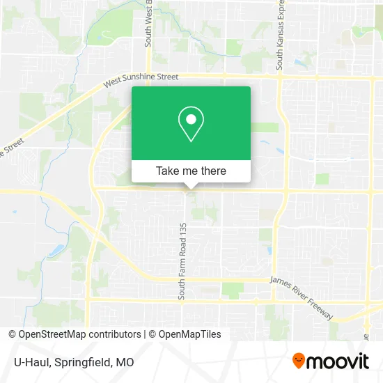 Mapa de U-Haul