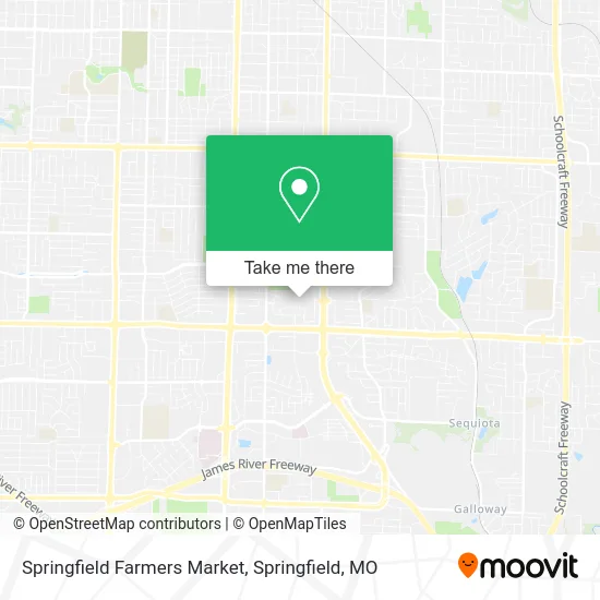 Springfield Farmers Market map