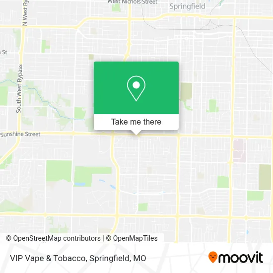 VIP Vape & Tobacco map