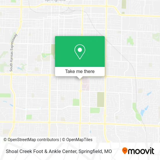 Mapa de Shoal Creek Foot & Ankle Center