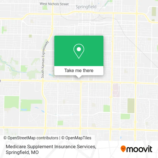 Medicare Supplement Insurance Services map