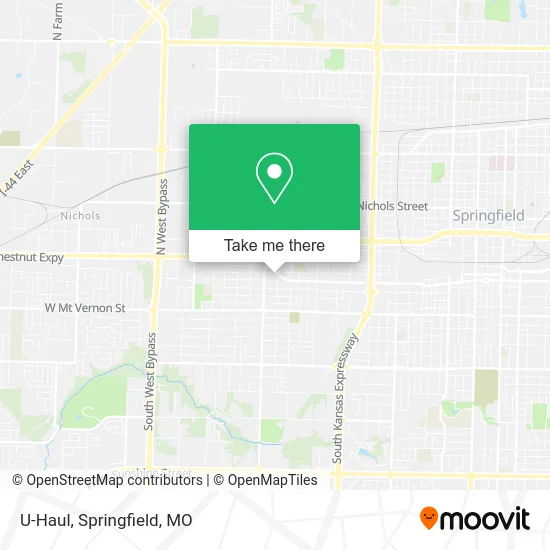 U-Haul map
