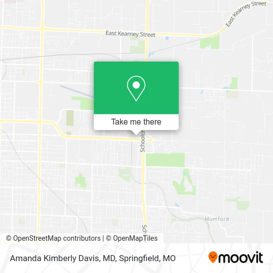 Amanda Kimberly Davis, MD map
