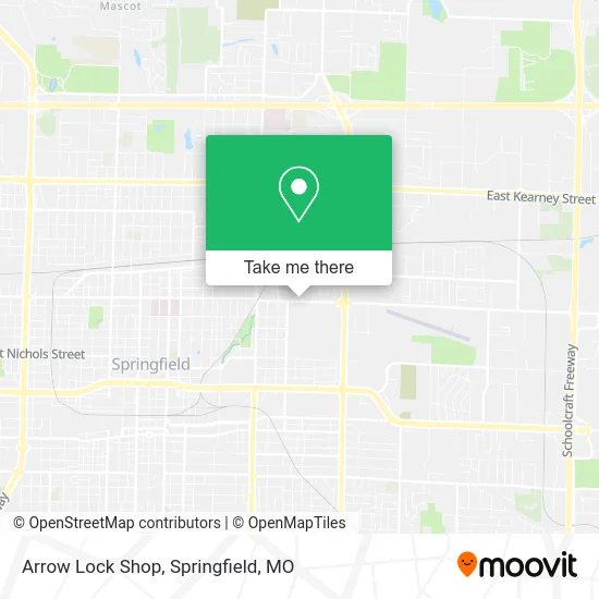 Mapa de Arrow Lock Shop