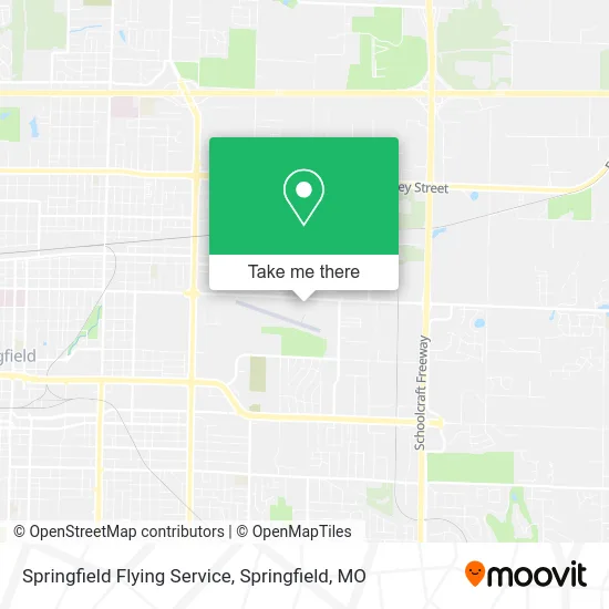 Mapa de Springfield Flying Service