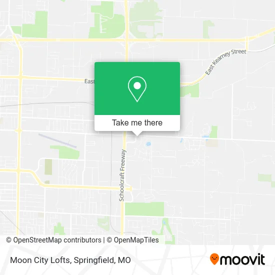 Mapa de Moon City Lofts