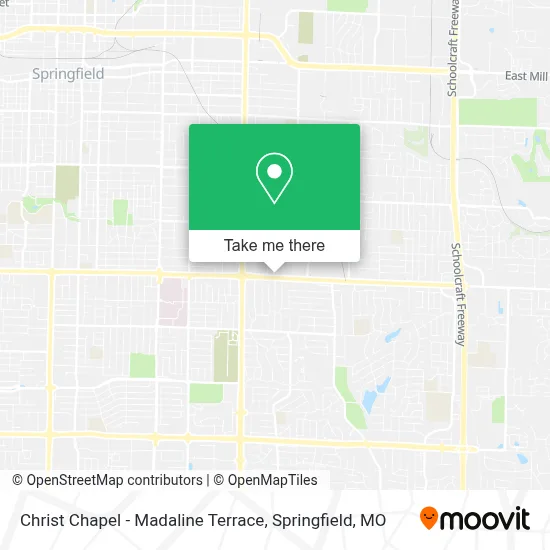 Christ Chapel - Madaline Terrace map