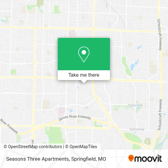 Seasons Three Apartments map