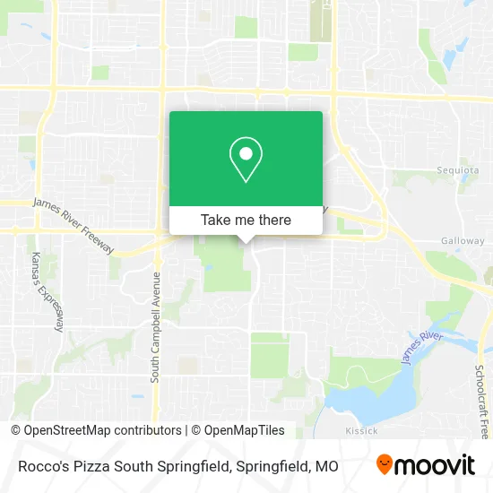 Mapa de Rocco's Pizza South Springfield