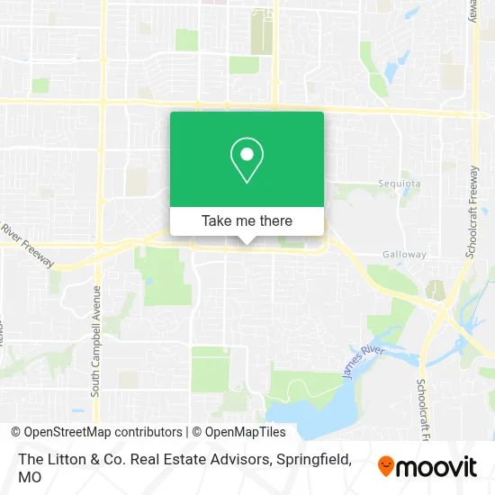 The Litton & Co. Real Estate Advisors map