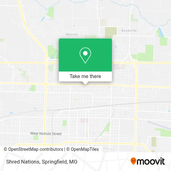 Shred Nations map