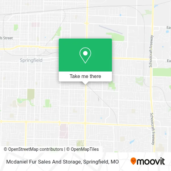 Mcdaniel Fur Sales And Storage map