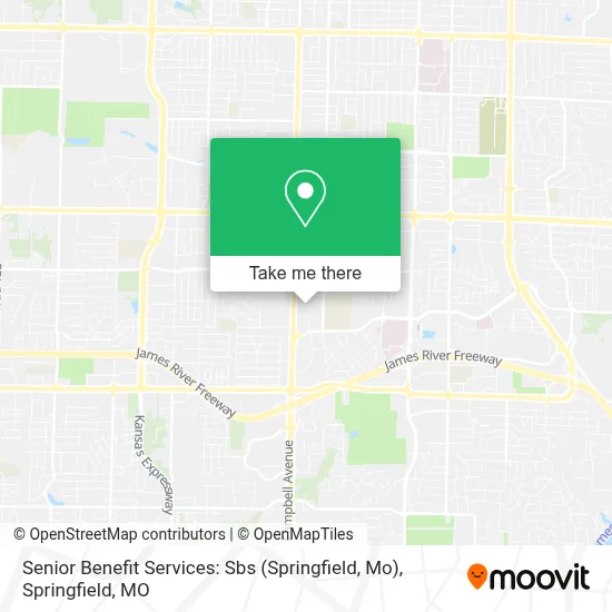 Senior Benefit Services: Sbs (Springfield, Mo) map