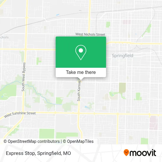 Express Stop map