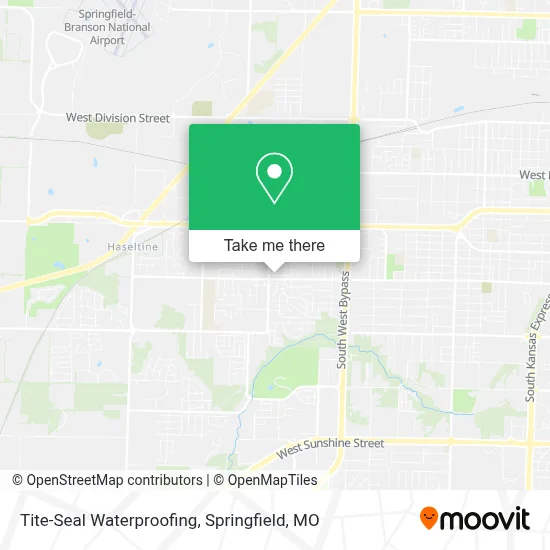 Tite-Seal Waterproofing map