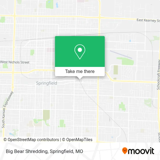 Big Bear Shredding map