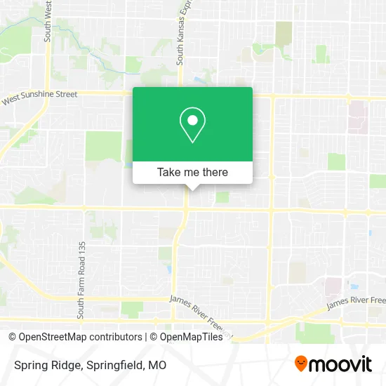 Mapa de Spring Ridge