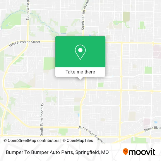 Bumper To Bumper Auto Parts map