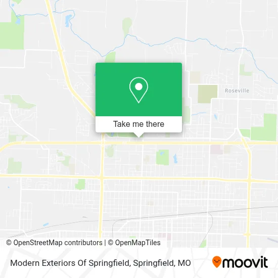 Modern Exteriors Of Springfield map