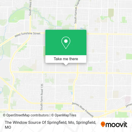 Mapa de The Window Source Of Springfield, Mo