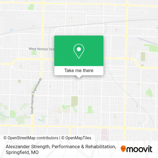 Alexzander Strength, Performance & Rehabilitation map