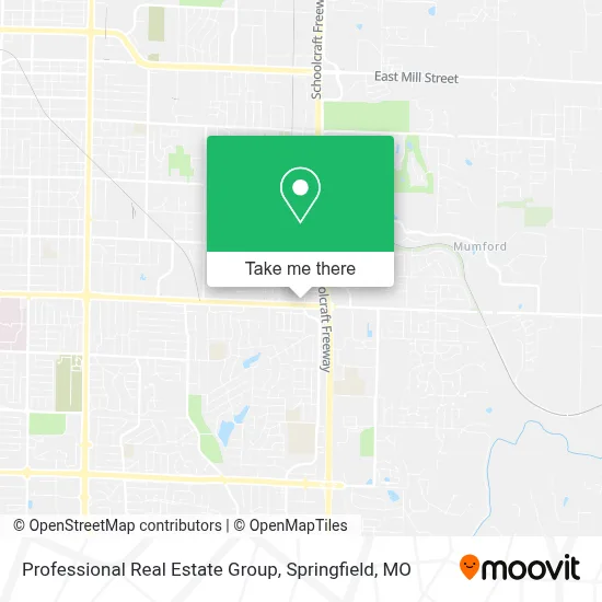 Professional Real Estate Group map