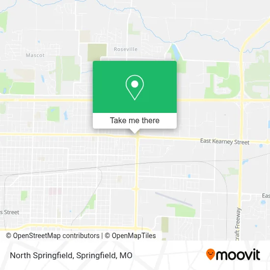 Mapa de North Springfield