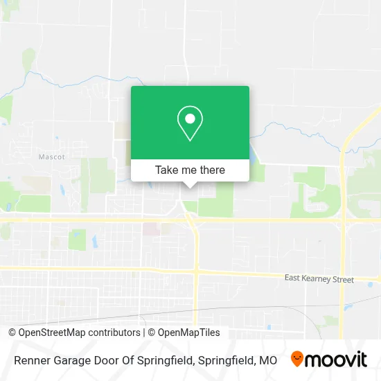 Renner Garage Door Of Springfield map