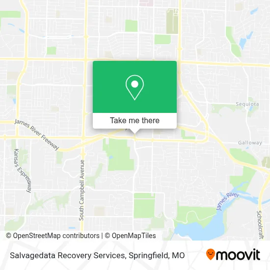 Salvagedata Recovery Services map