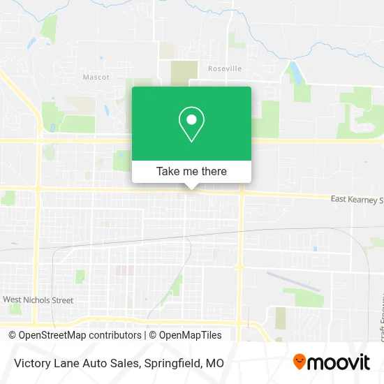 Victory Lane Auto Sales map