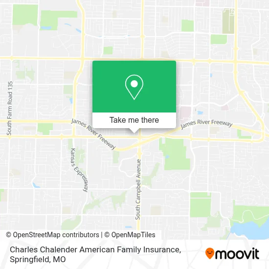 Charles Chalender American Family Insurance map