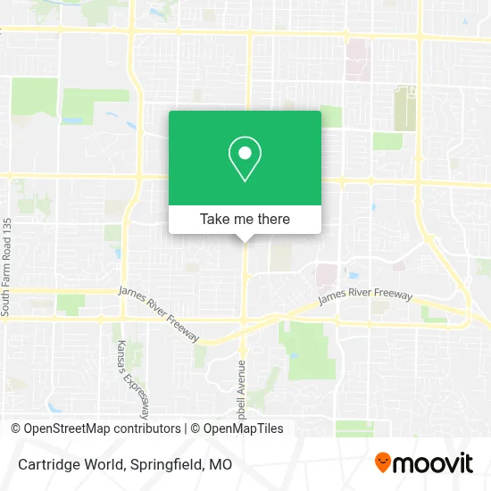Cartridge World map